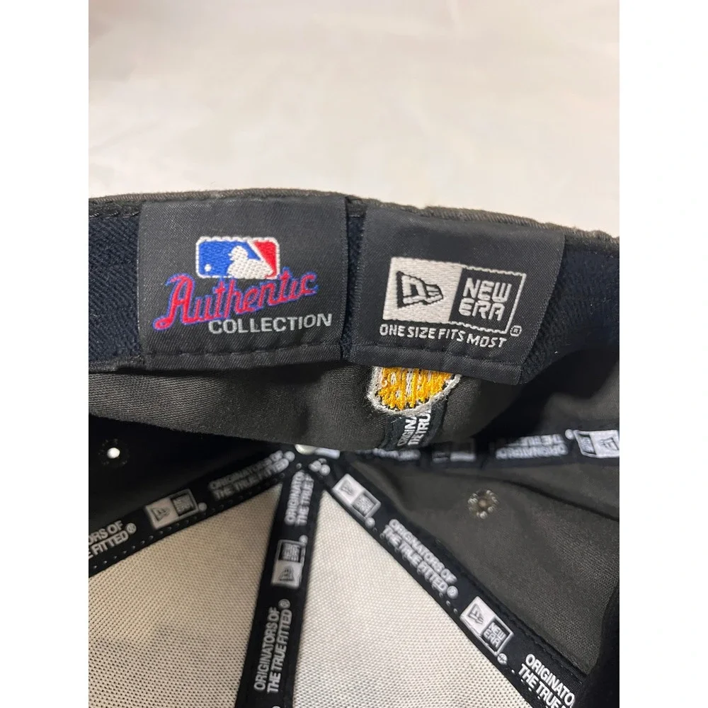 New Era Philadelphia Phillies 2008 World Series League Champions Hat Black White